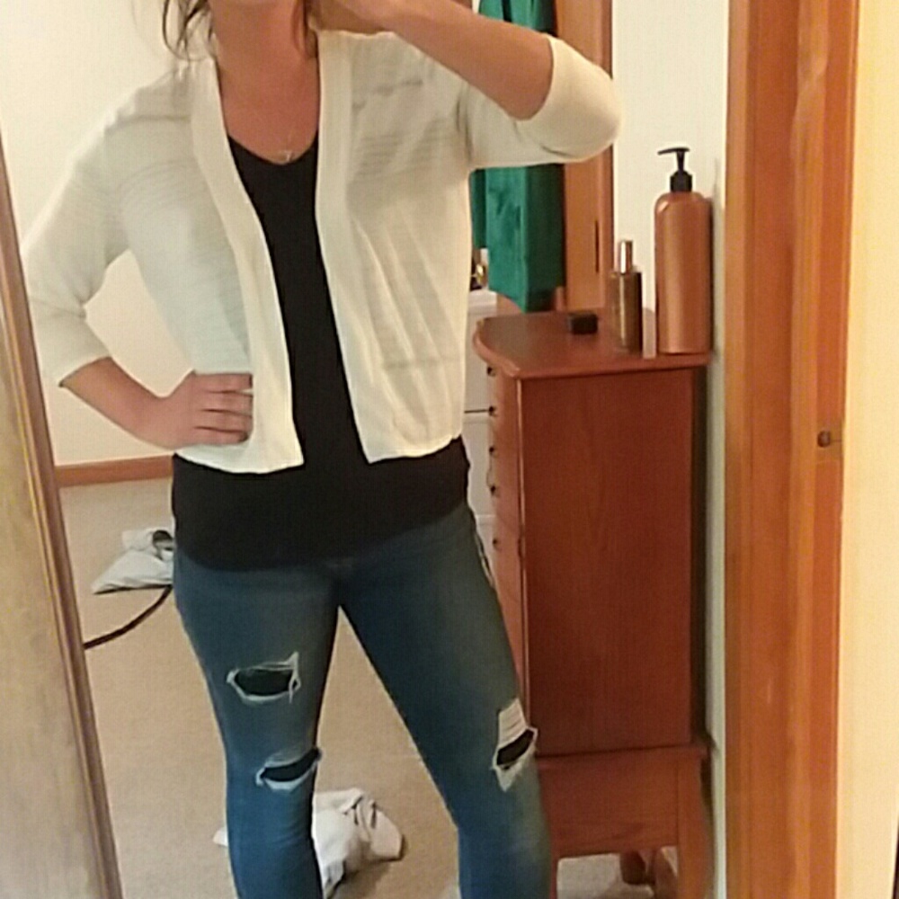 White sweater